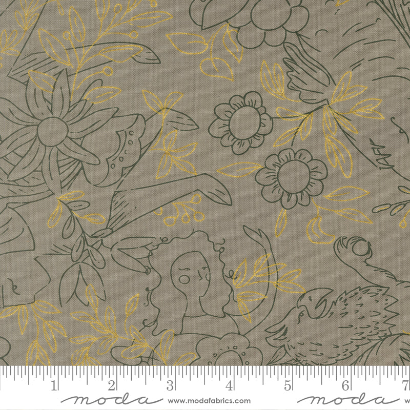 Sunlit Ruins by Jessica Rose : Sunlit Ruins Metallic Silver 38161 14M