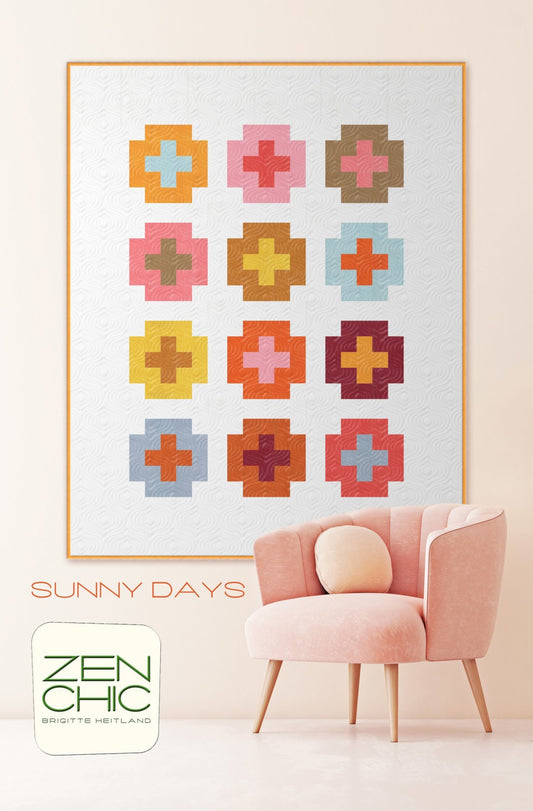 Sunny Days Quilt Pattern by Zen Chic
