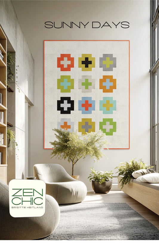 Sunny Days Quilt Pattern by Zen Chic