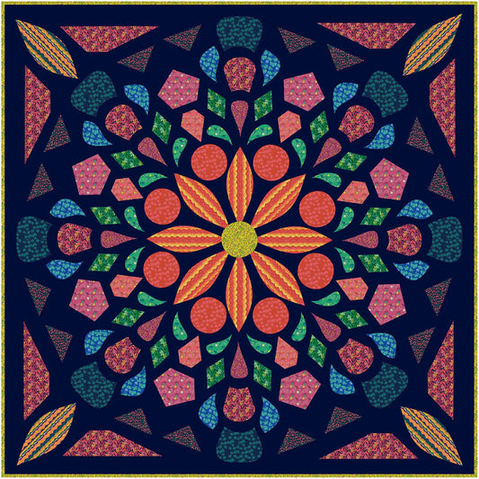 Sunshine by Sally Kelly : Bespectacled Applique Quilt Kit