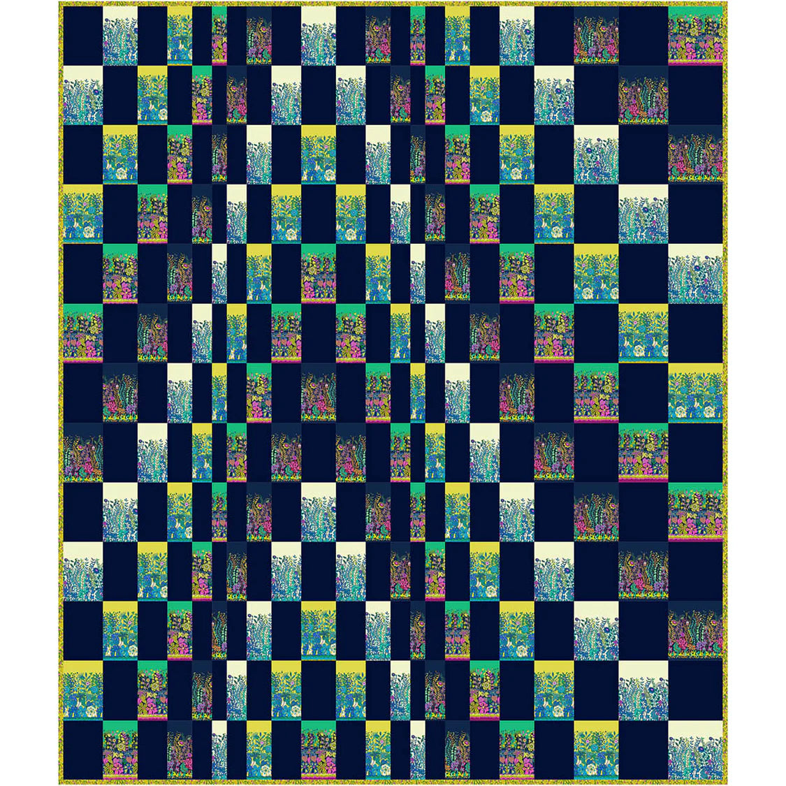 Sunshine by Sally Kelly : Midnight Fields Quilt Kit