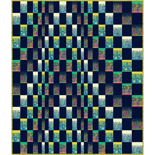 Sunshine by Sally Kelly : Midnight Fields Quilt Kit