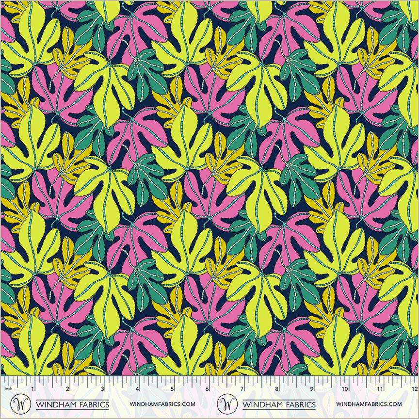 monstera quilt Sunshine by Sally Kelly : Monstera Multi 54976D-X – Modern Quilt Co