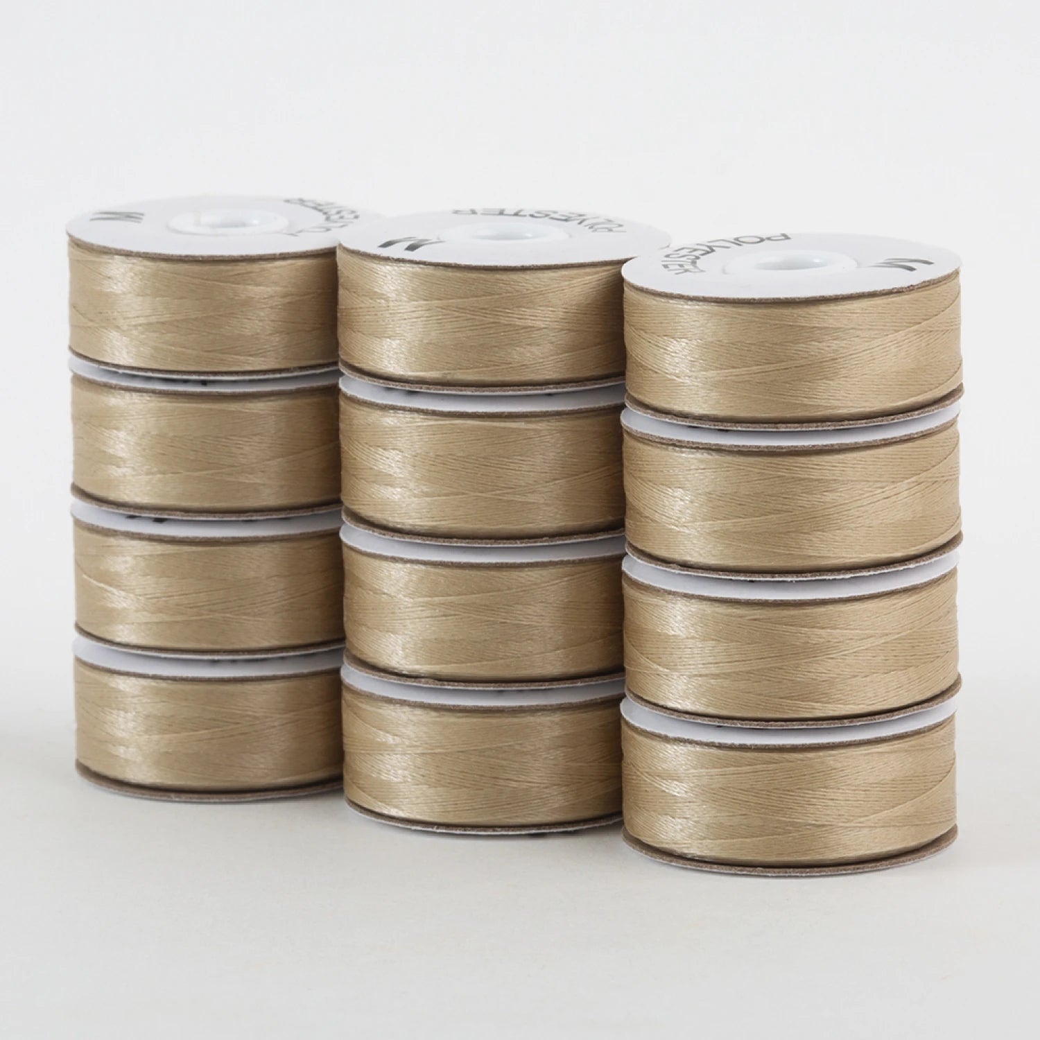 SuperBobs Polyester Bobbin 12pk M-Style Beach # 301-12-653