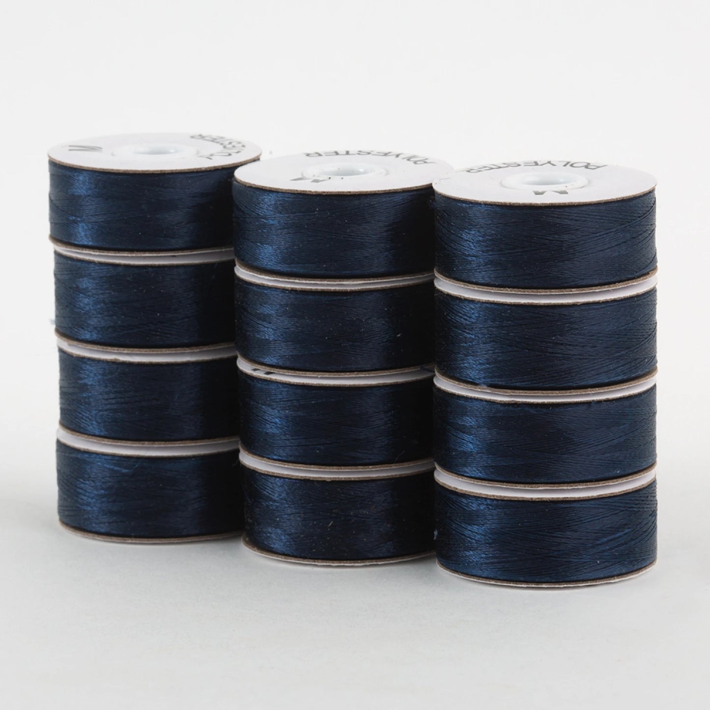SuperBobs Polyester Bobbin 12pk M-Style Dark Blue # 301-12-609