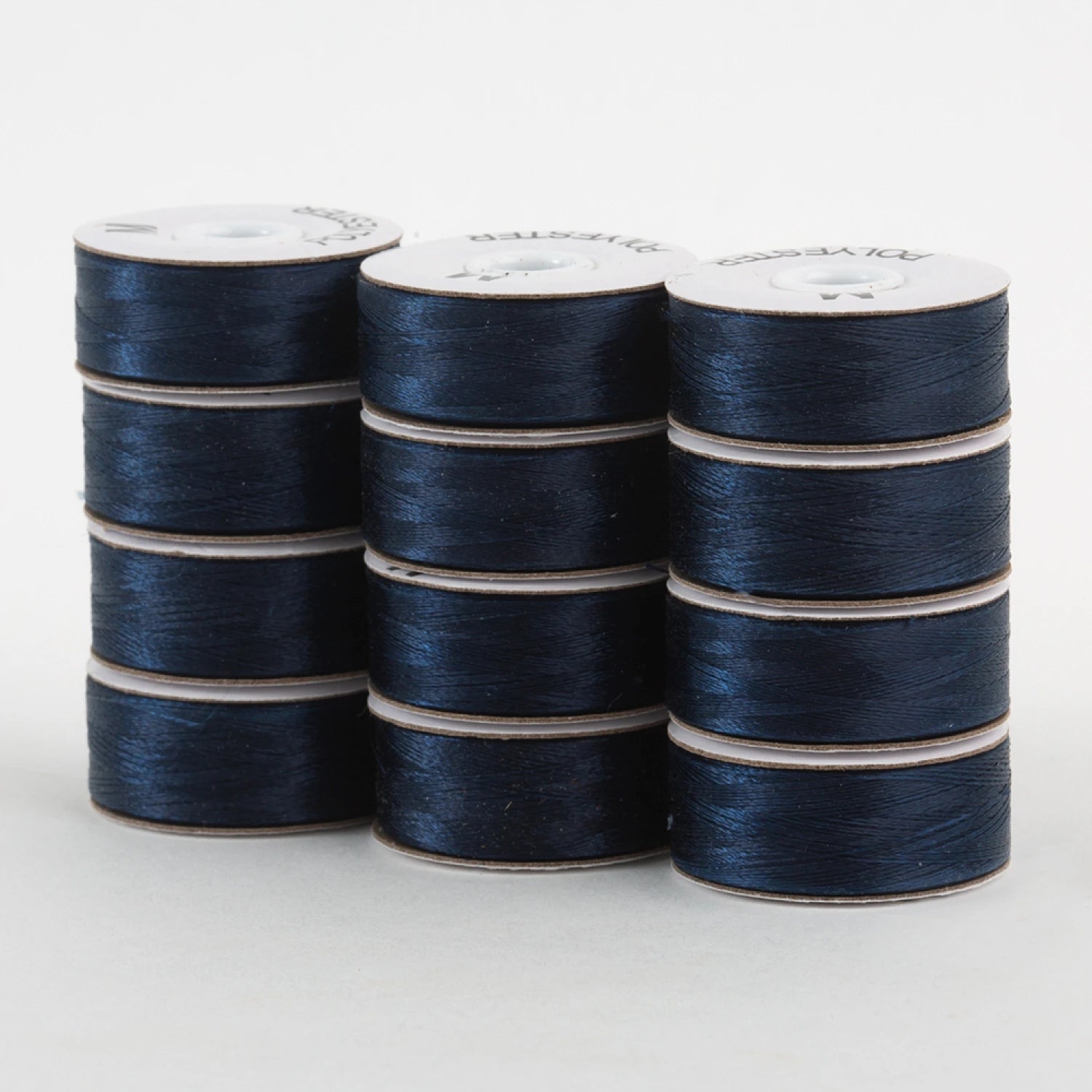 SuperBobs Polyester Bobbin 12pk M-Style Dark Blue # 301-12-609