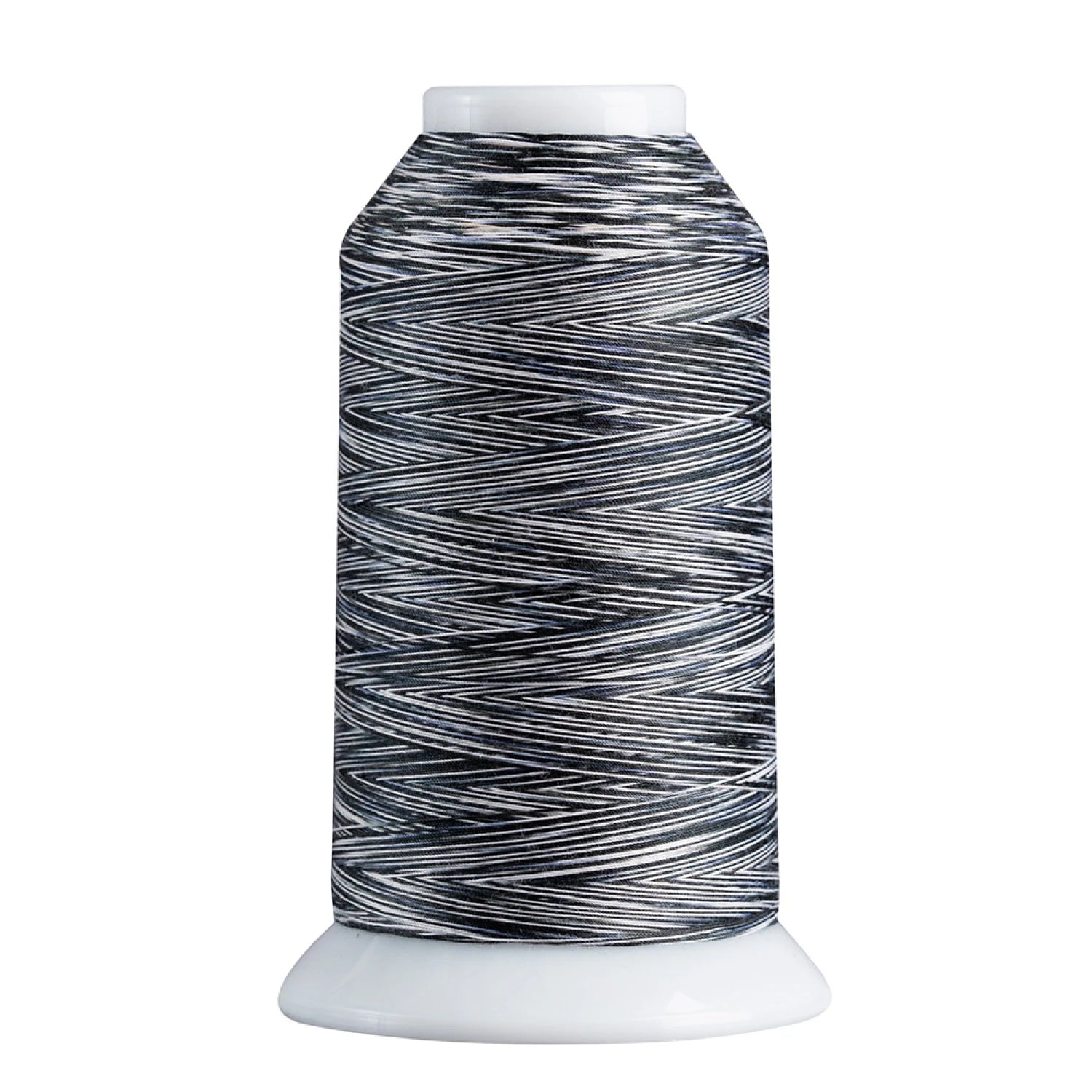 Superior Spirit 40wt Polyester 1650yd Variegated Thread Black White # 242-02-815 - Special Order
