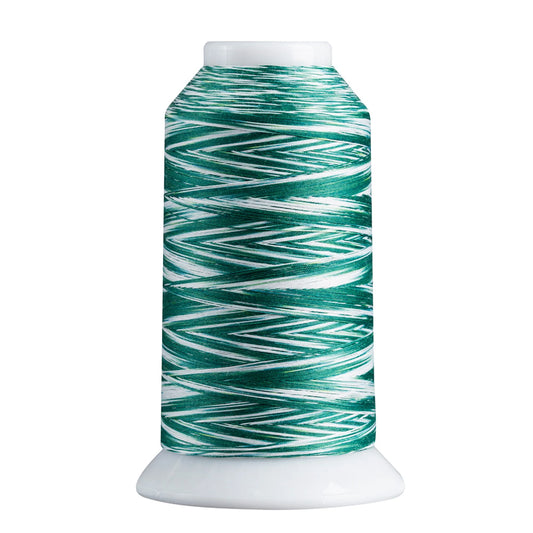 Superior Spirit 40wt Polyester 1650yd Variegated Thread Green White # 242-02-825 - Special Order