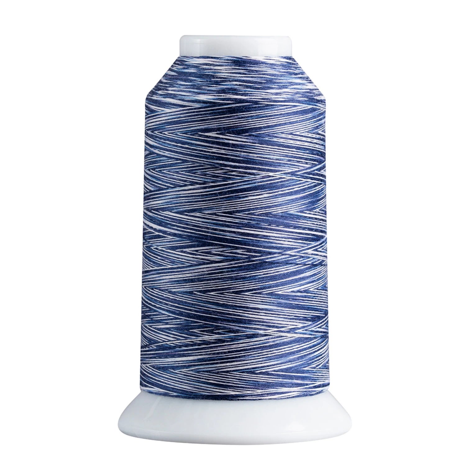 Superior Spirit 40wt Polyester 1650yd Variegated Thread Navy White # 242-02-808 - Special Order