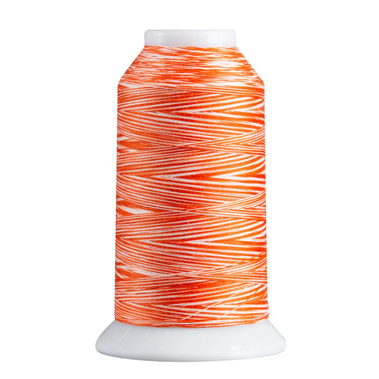 Superior Spirit 40wt Polyester 1650yd Variegated Thread Orange White # 242-02-818 - Special Order