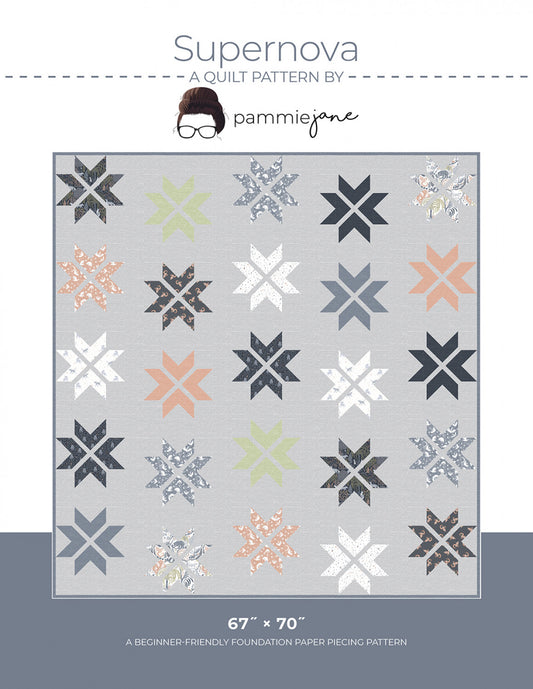 Supernova FPP Quilt Pattern by Pammie Jane