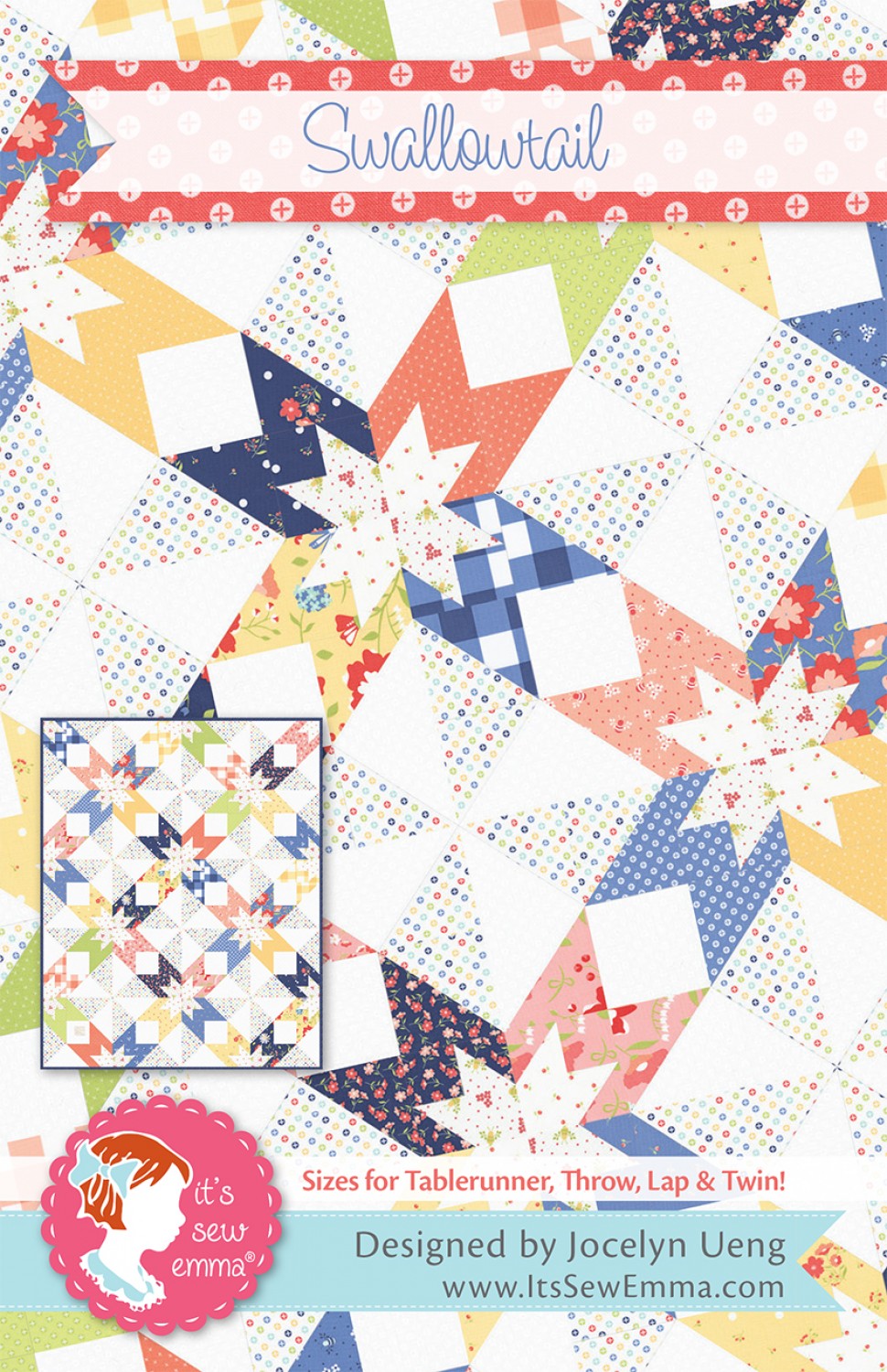 Swallowtail Quilt Pattern by It’s Sew Emma