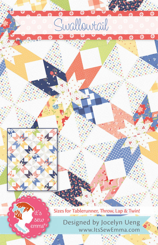Swallowtail Quilt Pattern by It’s Sew Emma