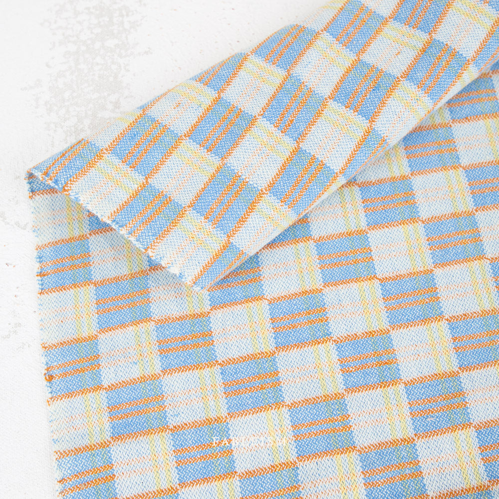 Swedish Meadow by The House That Lars Built for Fableism - Checks and Plaid Larkspur SWM-207-CNP-LARKSPUR