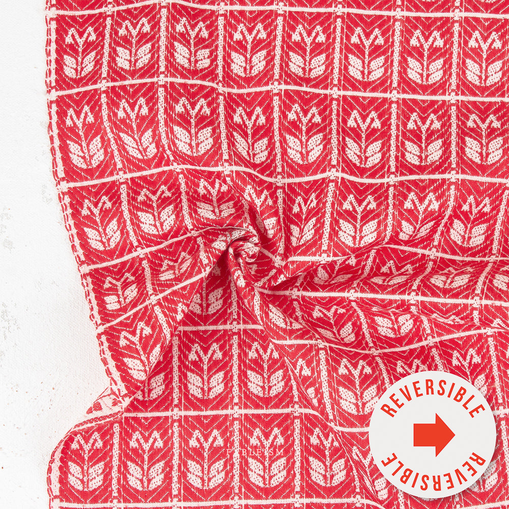 Swedish Meadow by The House That Lars Built for Fableism - Linnea Red (Jacquard) SWM-203-LNA-RED
