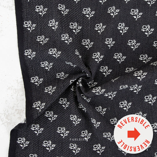 Swedish Meadow by The House That Lars Built for Fableism - Mini Roses Night (Jacquard) SWM-205-MNR-NIGHT