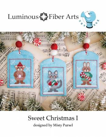 Sweet Christmas Ornaments Cross Stitch Pattern by Luminious Fiber Arts # LFA141