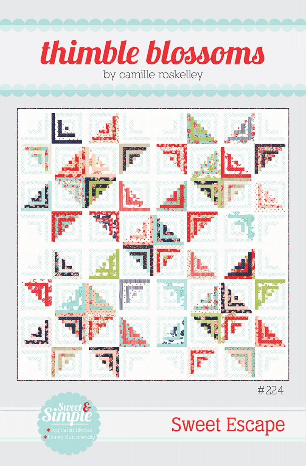 Sweet Escape Quilt Pattern by Thimble Blossoms