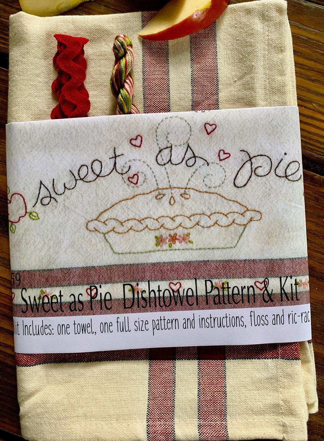 Sweet as Pie Dishtowel Kit # BR259K - Special Order