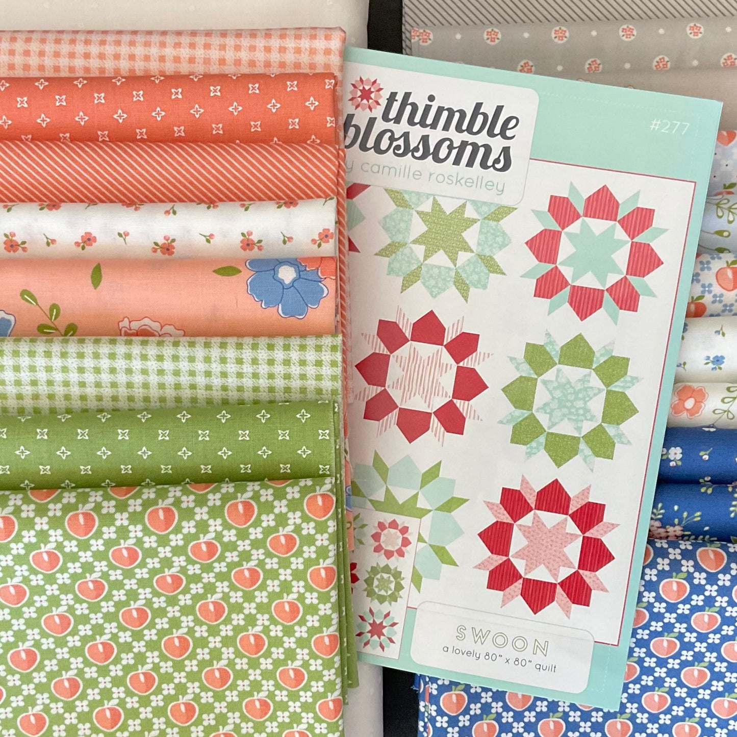 Swoon Quilt Kit featuring Peachy Keen by Corey Yoder