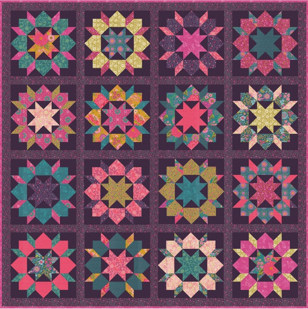 Swoon Sixteen Quilt Pattern by Thimble Blossoms