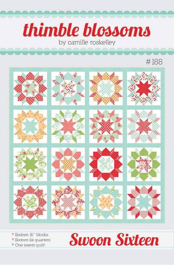 Swoon Sixteen Quilt Pattern by Thimble Blossoms