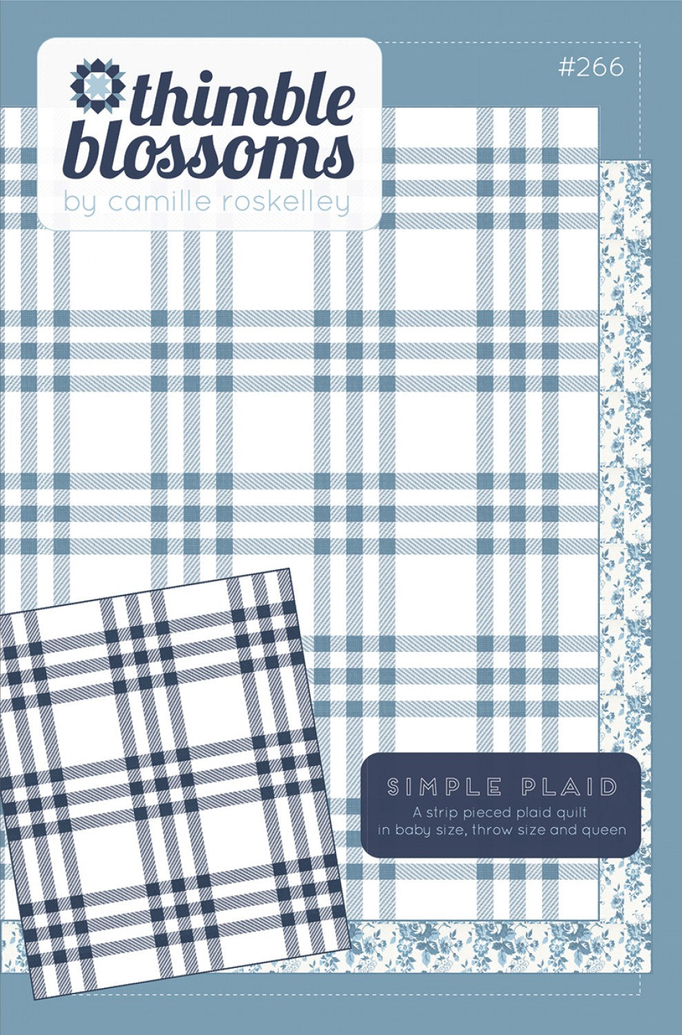 Simple Plaid Pattern # TBL266 - Special Order