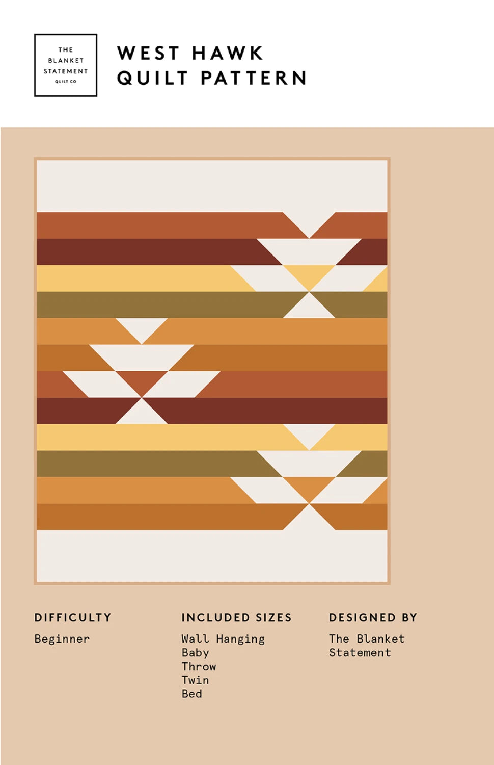 Space Dye Wovens by Figo Studio : West Hawk Quilt Kit