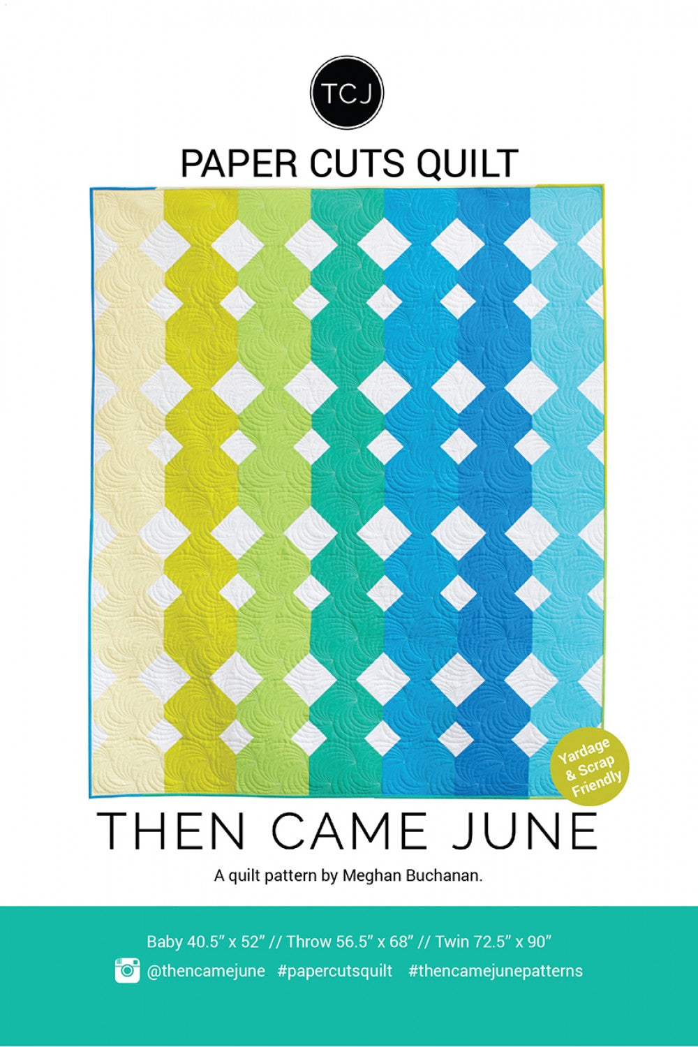 Paper Cuts Quilt Pattern # TCJ120- Special Order