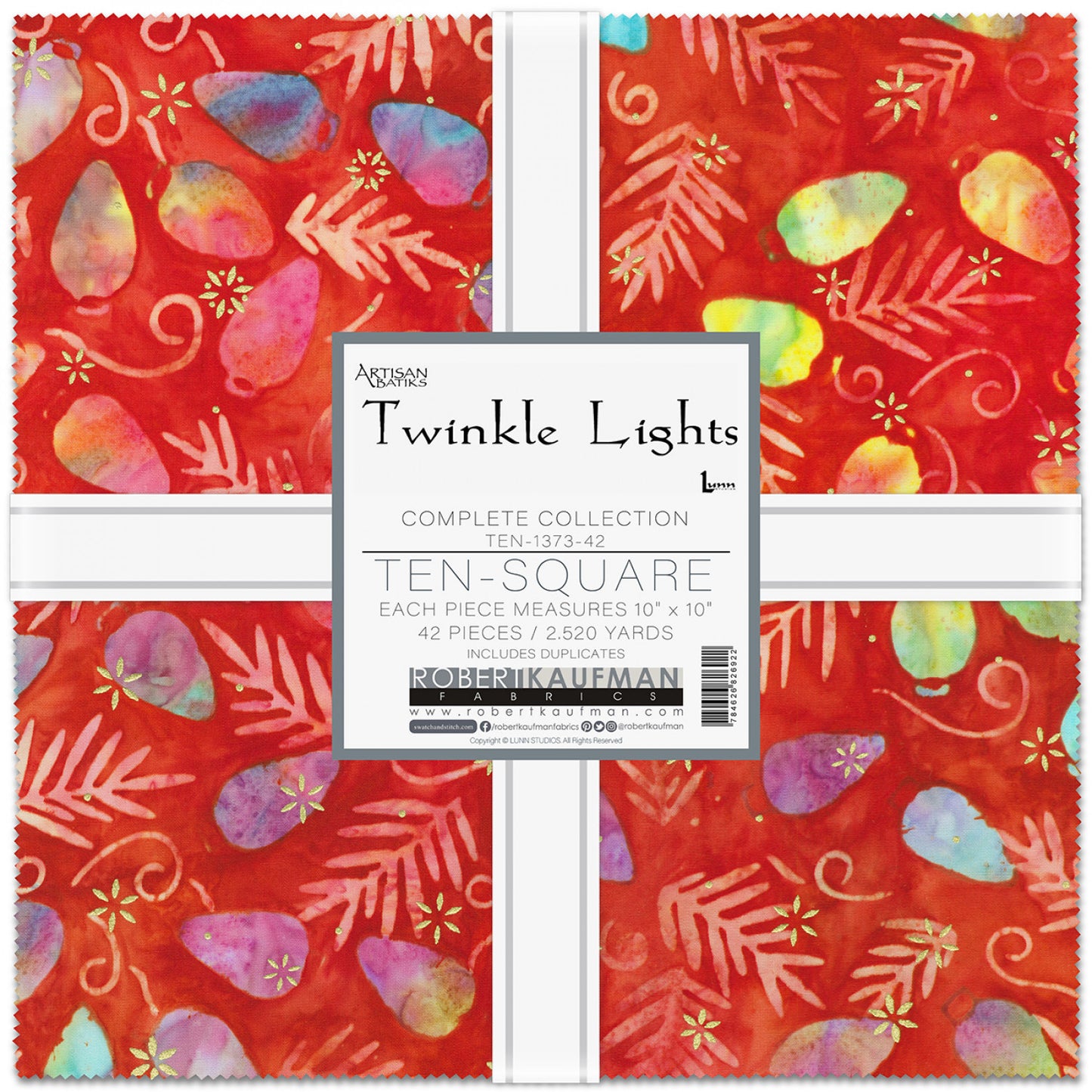 Twinkle Lights by Artisan Batiks - 10" Squares Pack -  Special Order (Expected July 2025)