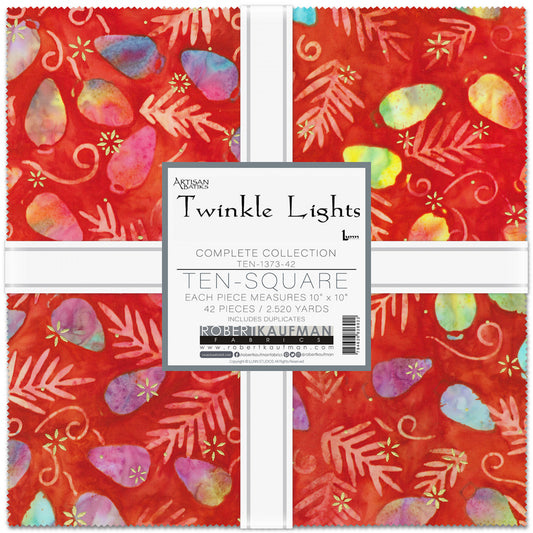 Twinkle Lights by Artisan Batiks - 10" Squares Pack -  Special Order (Expected July 2025)