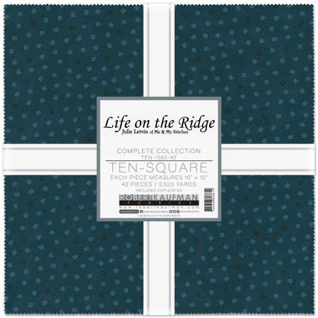 Life on the Ridge by Julie Letvin  - 10" Square Pack -  Special Order (Expected June 2025)