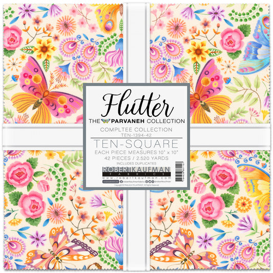 Flutter by Pimlada Phuapradit - 10" Squares Pack -  Special Order (Expected May 2025)