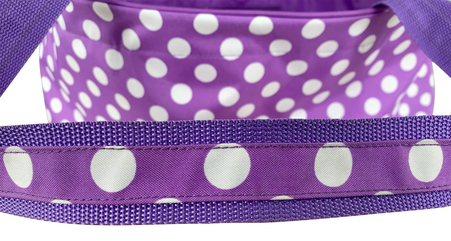 Gypsy Tote Purple Dot # TGQ073  - Special Order