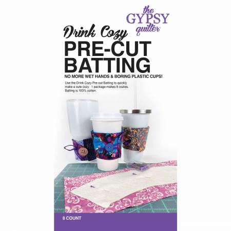 Drink Cozy Pre-Cut Batting 8ct # TGQ115 - Special Order