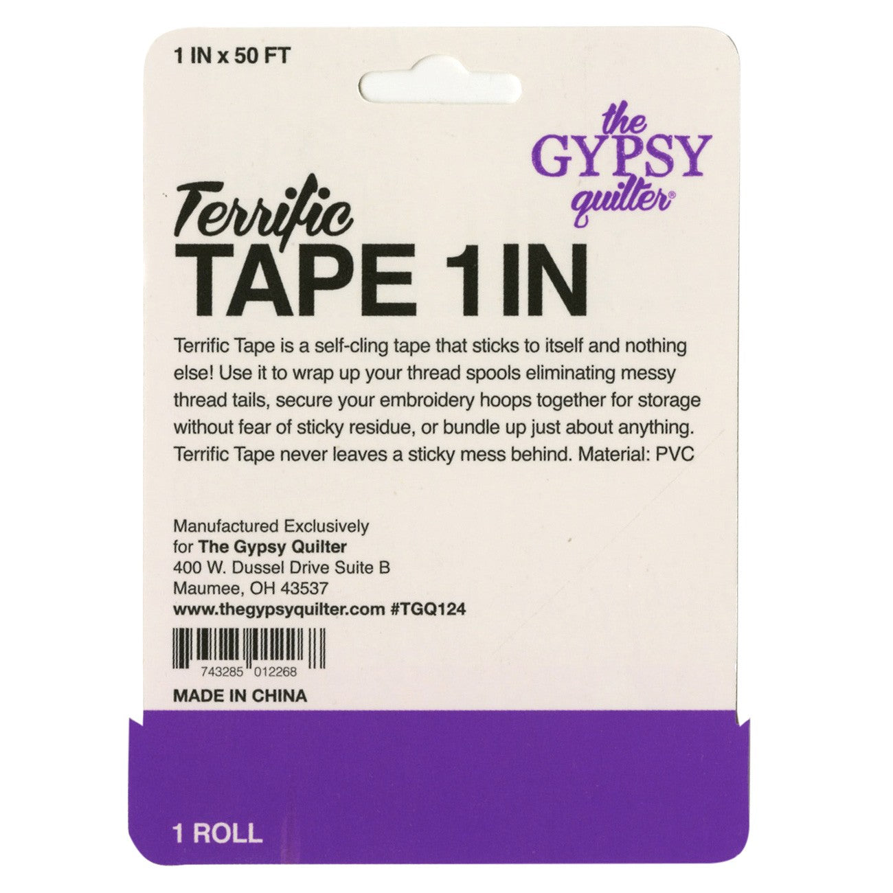 Gypsy Quilter Terrific Tape  - Special Order - Multiple Sizes