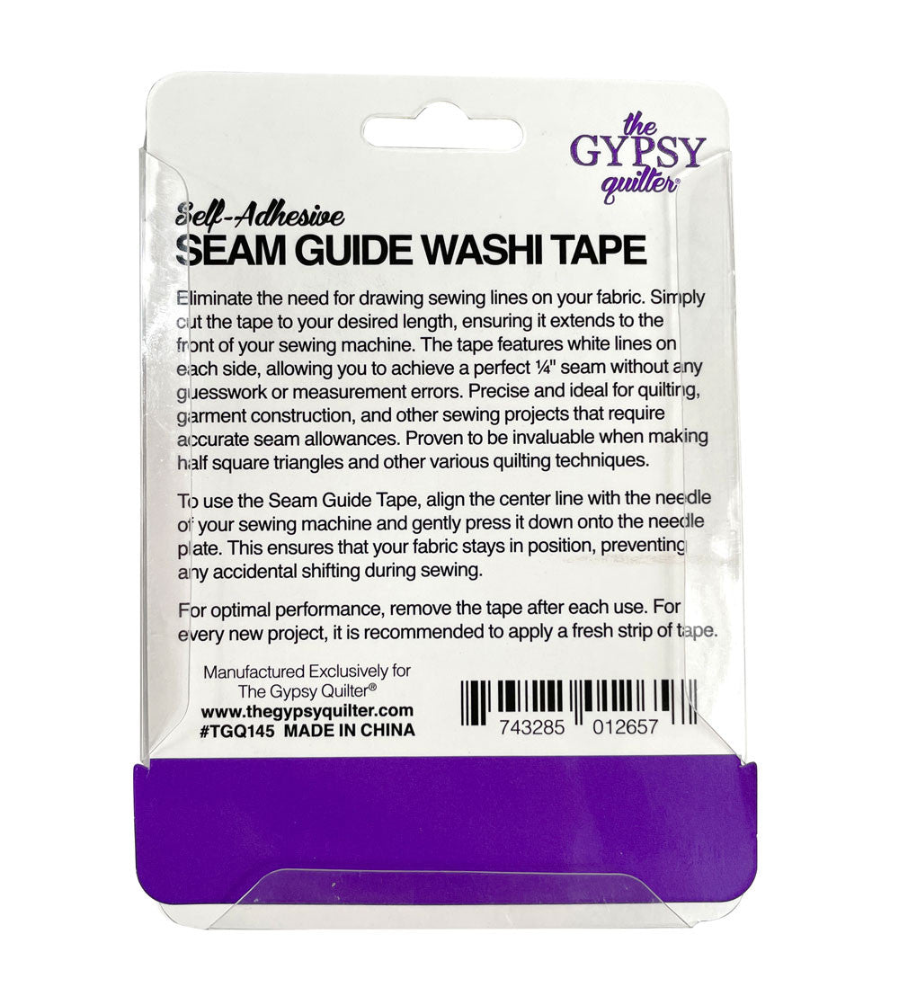 Seam Guide Washi Tape # TGQ145 - Special Order