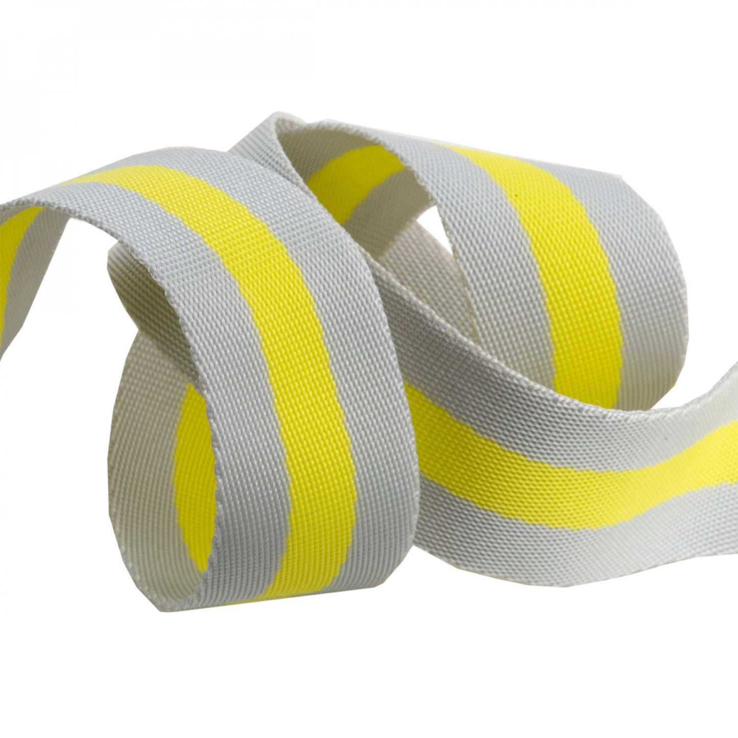 Tula Pink Webbing 2yd x 1.5in - Grey/Lime # TK-90-38MM-03- Special Order