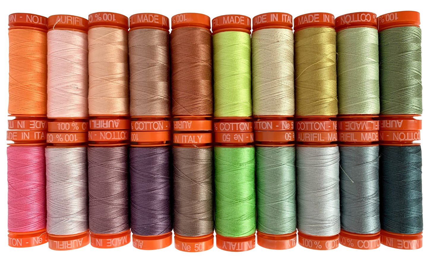 Neon's & Neutrals by Tula Pink 20 Small Spools 50wt # TP50EC20 - Special Order