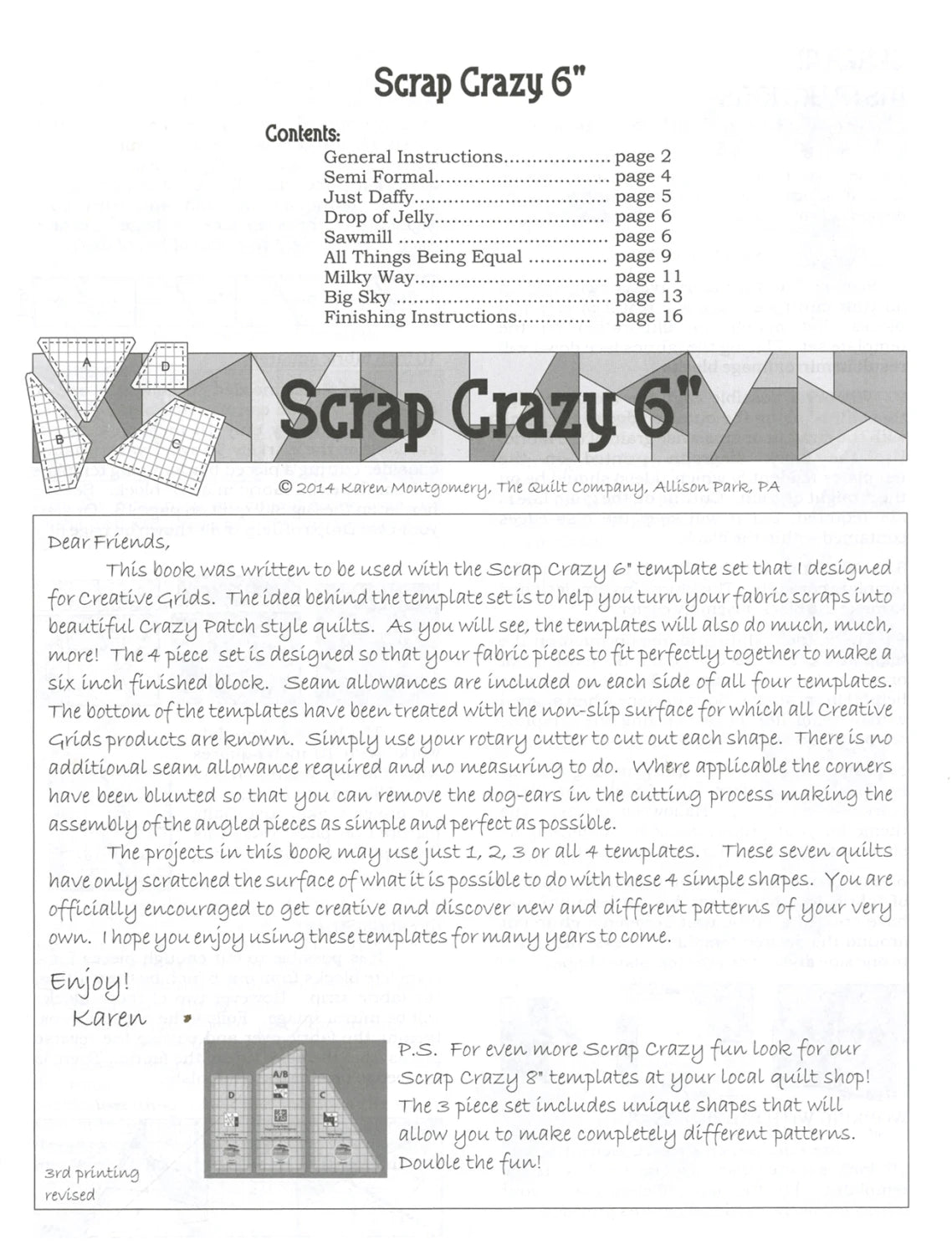 Scrap Crazy 6 Quilt Book