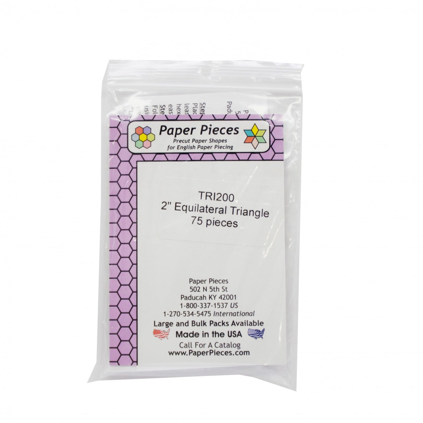 Triangle Pack 2in 75pc # TRI200 - Special Order