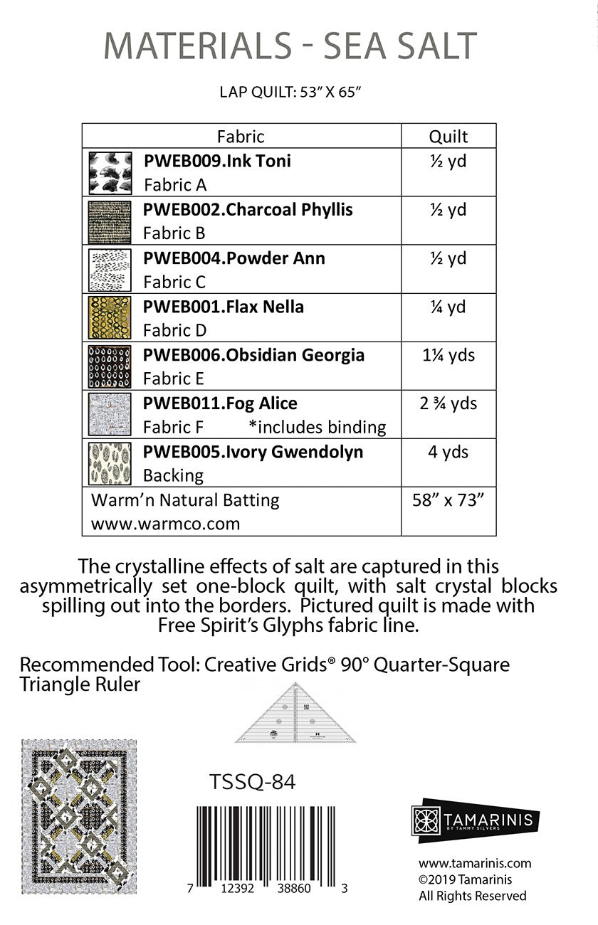 Sea Salt # TSSQ-84 - Special Order