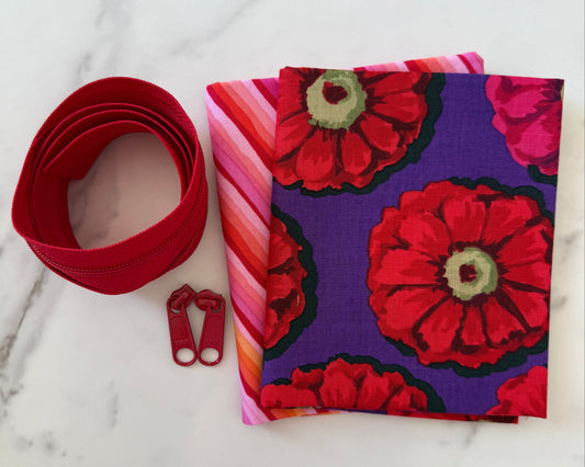 Taco Zipper Pouch Kit #14 - Makes Two Large Pouches