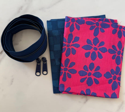 Taco Zipper Pouch Kit #16 - Makes Two Large Pouches