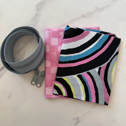 Taco Zipper Pouch Kit #21 - Makes Two Large Pouches