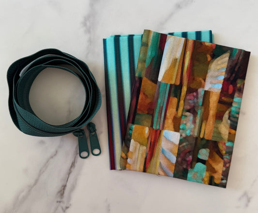 Taco Zipper Pouch Kit #5 - Makes Two Large Pouches