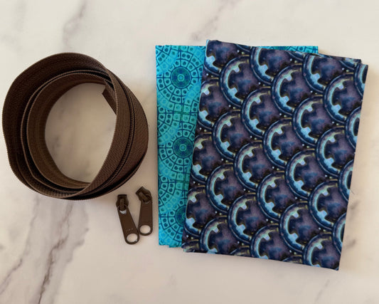 Taco Zipper Pouch Kit #7 - Makes Two Large Pouches