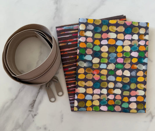 Taco Zipper Pouch Kit #9 - Makes Two Large Pouches
