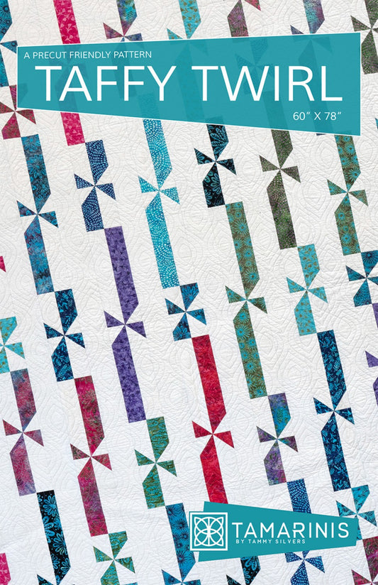 Taffy Twirl Quilt Pattern by Tamarinis