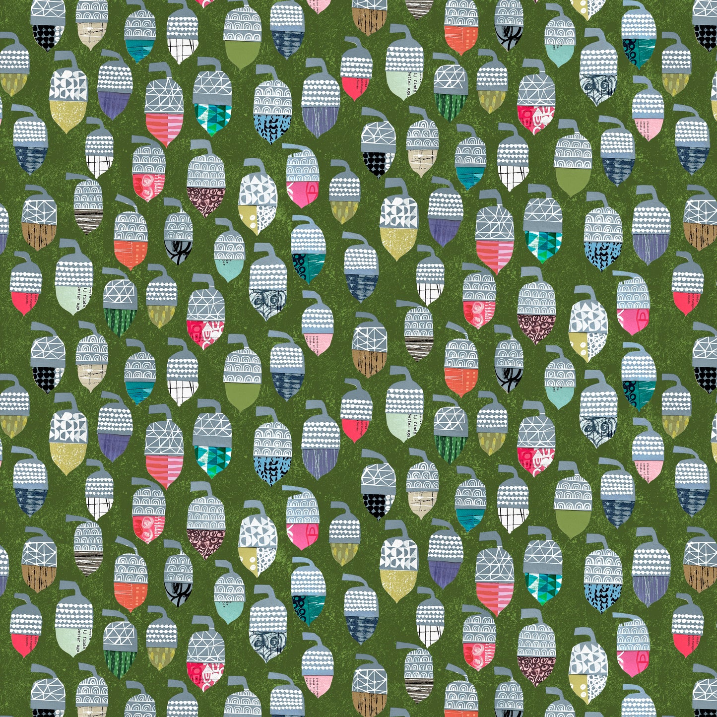 Tales From the Forest by Clare Youngs : Acorns Green PWCY022.GREEN